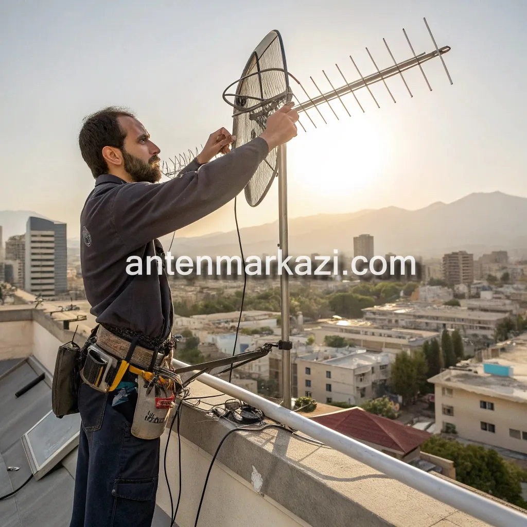 تاسیسات عرشیا خدمات نصب آنتن ثابت و گردان در شرق تهران تهرانپارس